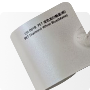 PET Diamond White Blue (Matte)